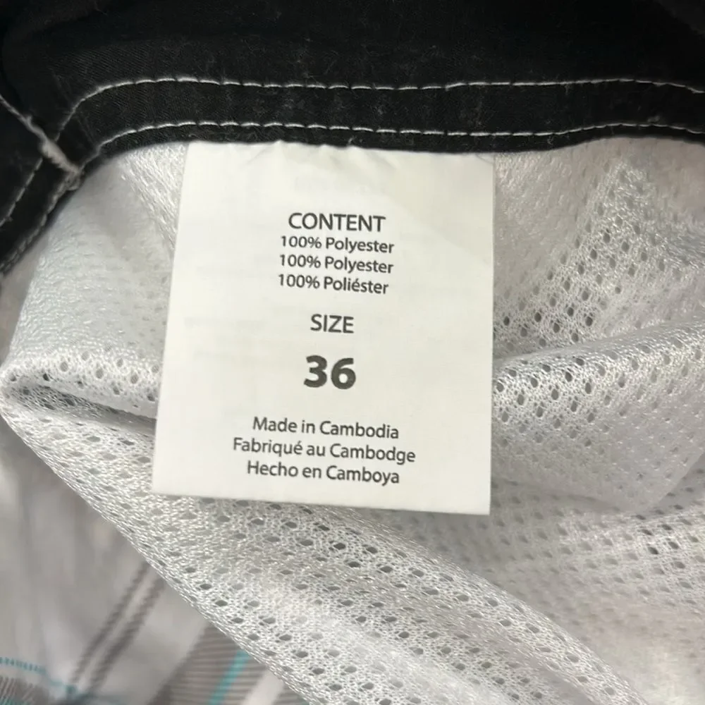 O'Neill White and Gray Board Shorts for Swim